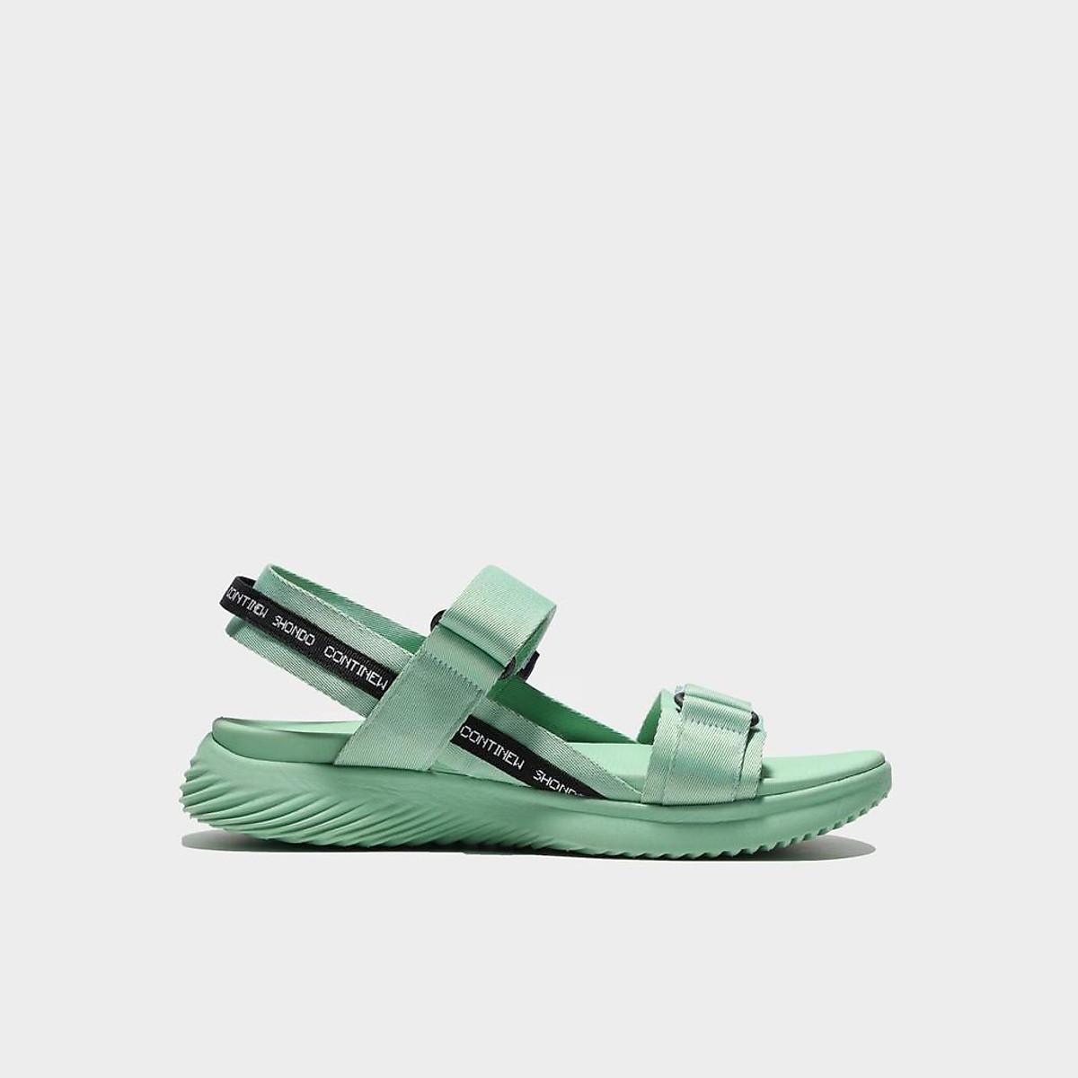 Giày Sandals Shondo Unisex F7 Continew Full Xanh Mint F7N4242