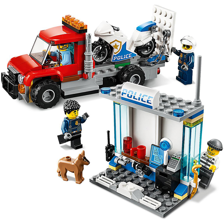 Đồ Chơi Lắp Ráp Lego City Thùng Gạch Cảnh Sát 60270 (301 Chi Tiết)