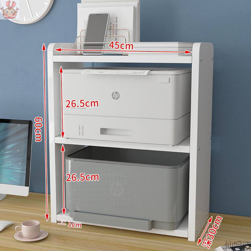 Kệ để bàn văn phòng kệ để máy in máy Scan nhiều tầng gỗ MDF nhập khẩu chống thấm nhỏ gọn tiện lợi