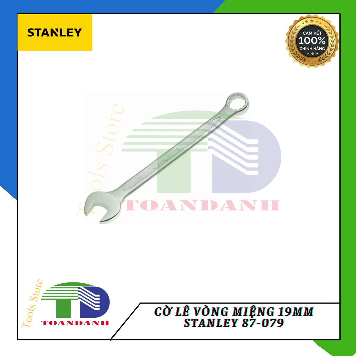 Cờ lê vòng miệng 19mm Stanley 87-079