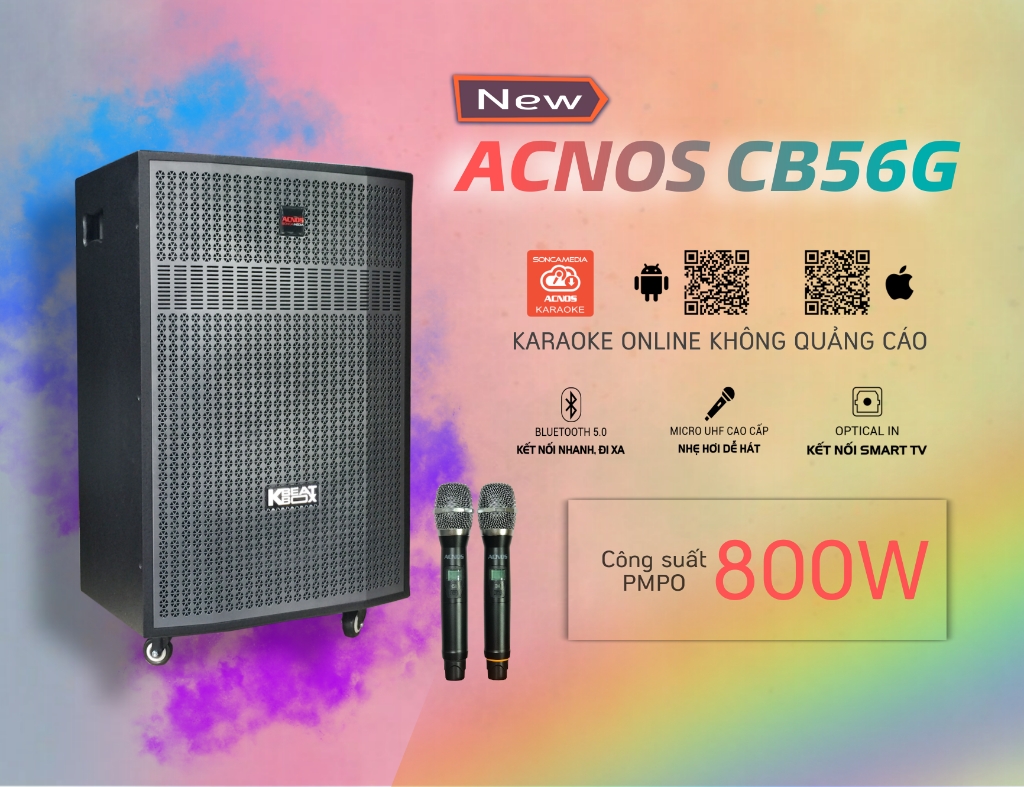 Dàn âm thanh di động ACNOS CB56G