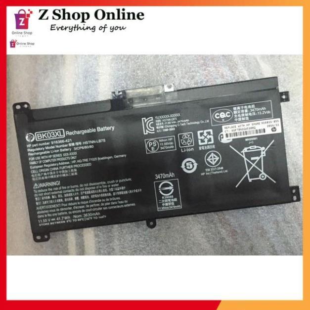 Pin Dùng Cho HP Pavilion x360 14m 14m-ba 14m-ba011dx 14m-ba013dx 14-ba033TX BK03XL Originals