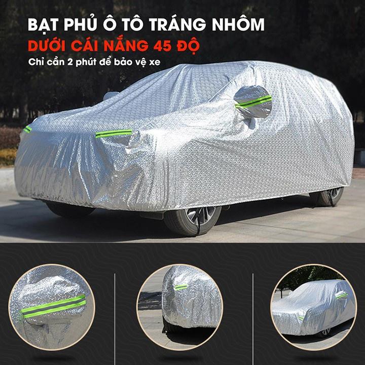 Bạt che phủ xe ô tô 4 đến 7 chỗ, bạt trùm xe ô tô, bạt phủ ô tô 3 lớp chống nóng