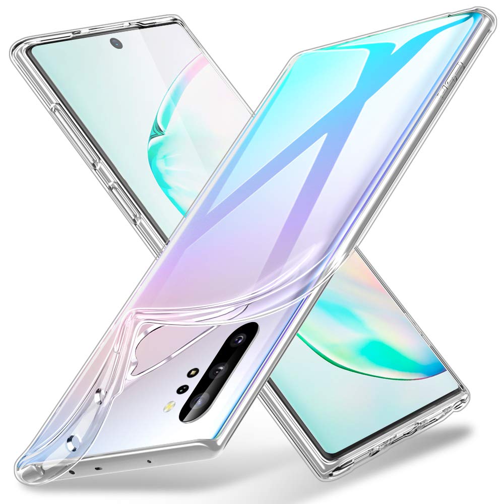 Ốp lưng dẻo silicon cho Samsung Galaxy Note 10 Plus hiệu Ultra Thin (siêu mỏng 0.6mm, chống trầy, chống bụi) - Hàng nhập khẩu