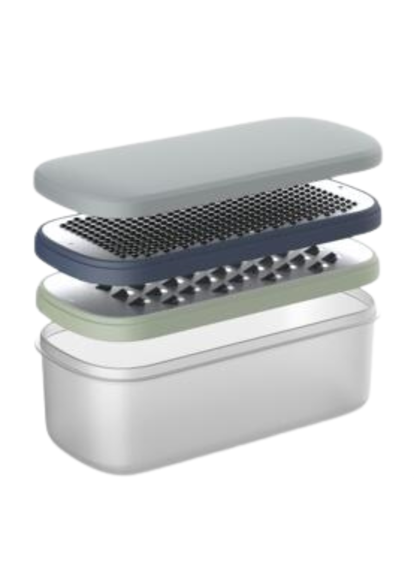 Hộp Bào Thực Phẩm Đa Năng 2 Lưỡi La Fonte-015820 - Hàng chính hãng