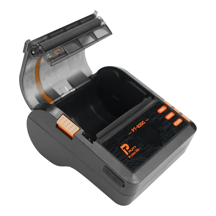Máy in nhãn vận chuyển, in vận đơn, in bill di động bluetooth 80mm PUTY PT-82DC cho Android và iOS