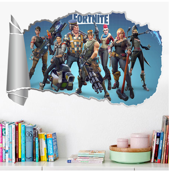 Decal trang trí tường - Vết nứt những chiến binh