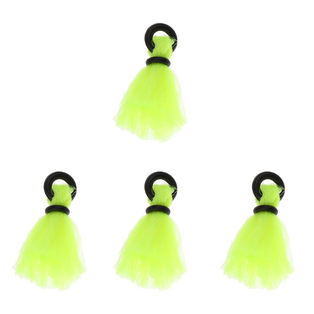 High Visibility Durable Nylon Strike Indicators Fishing Accessories Yellow 3CM