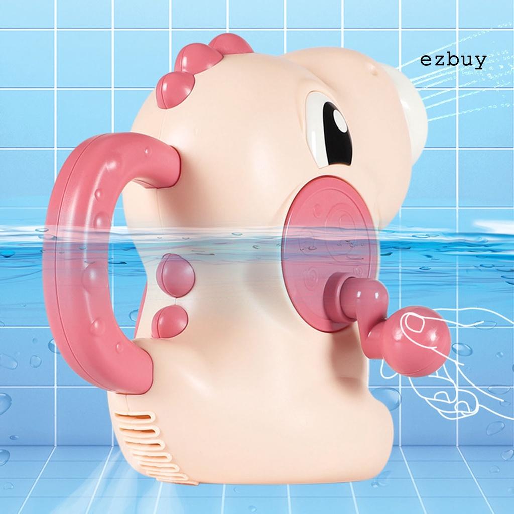 EY-Children Cute Cartoon Dinosaur Baby Shower Handheld Pumping Water Spray Toy