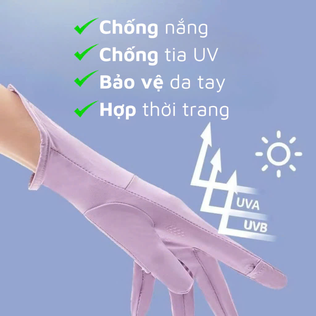 Găng Tay Hở 2 Ngón Unisex Chống Nắng, Có Thể Sử Dụng Cảm Ứng Điện Thoại UV UPF50+ MÀU GHI ĐẬM