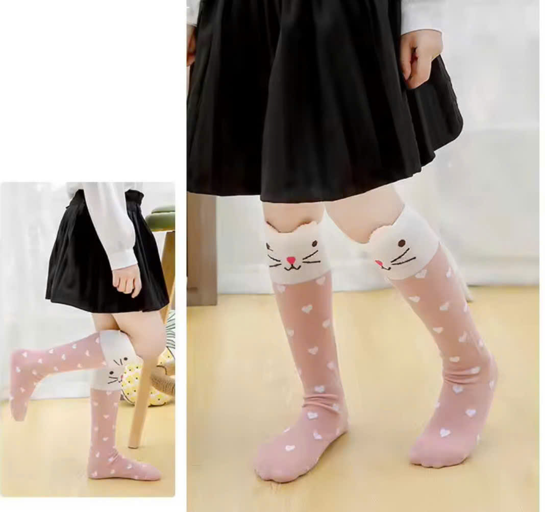 TẤT VỚ HOẠ TIẾT HOẠT HÌNH SIÊU XINH DỄ THƯƠNG TỪ 3-12 TUỔI DÀNH CHO BÉ GÁI