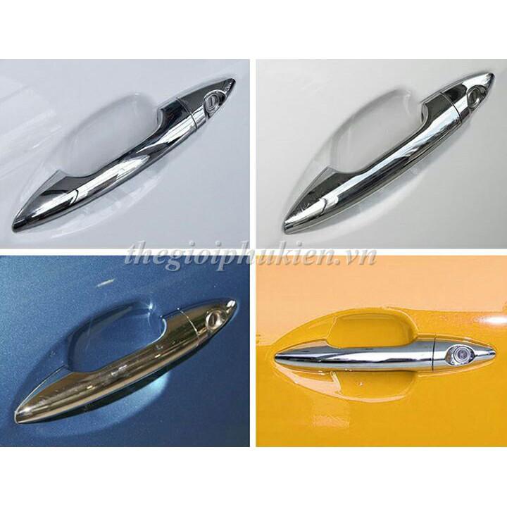 Bộ ốp tay nắm, hõm cửa xe KIA K3 mạ Crom