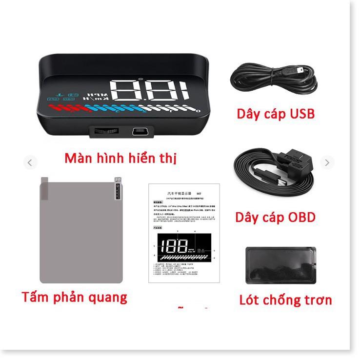 Thiết bị hiển thị trên kính lái HUD FULL OPTION OBD2 Gia Dụng SG