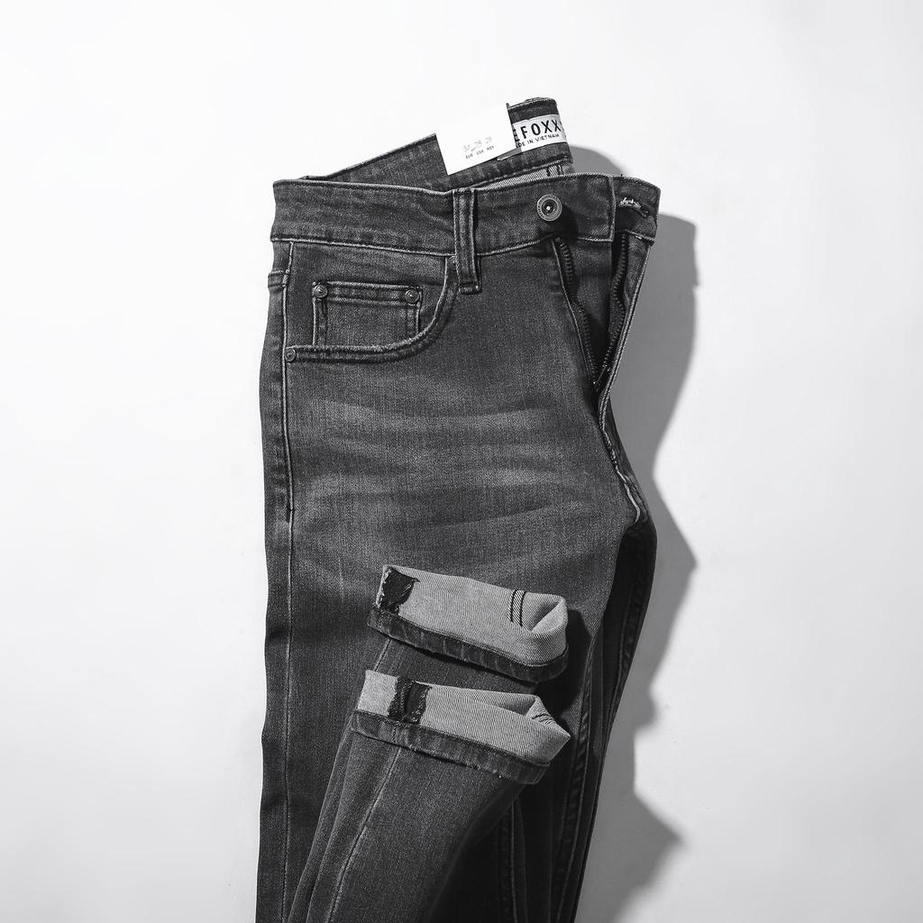 Quần jean xám wash DF form slimfit - 221216 | LASTORE MENSWEAR