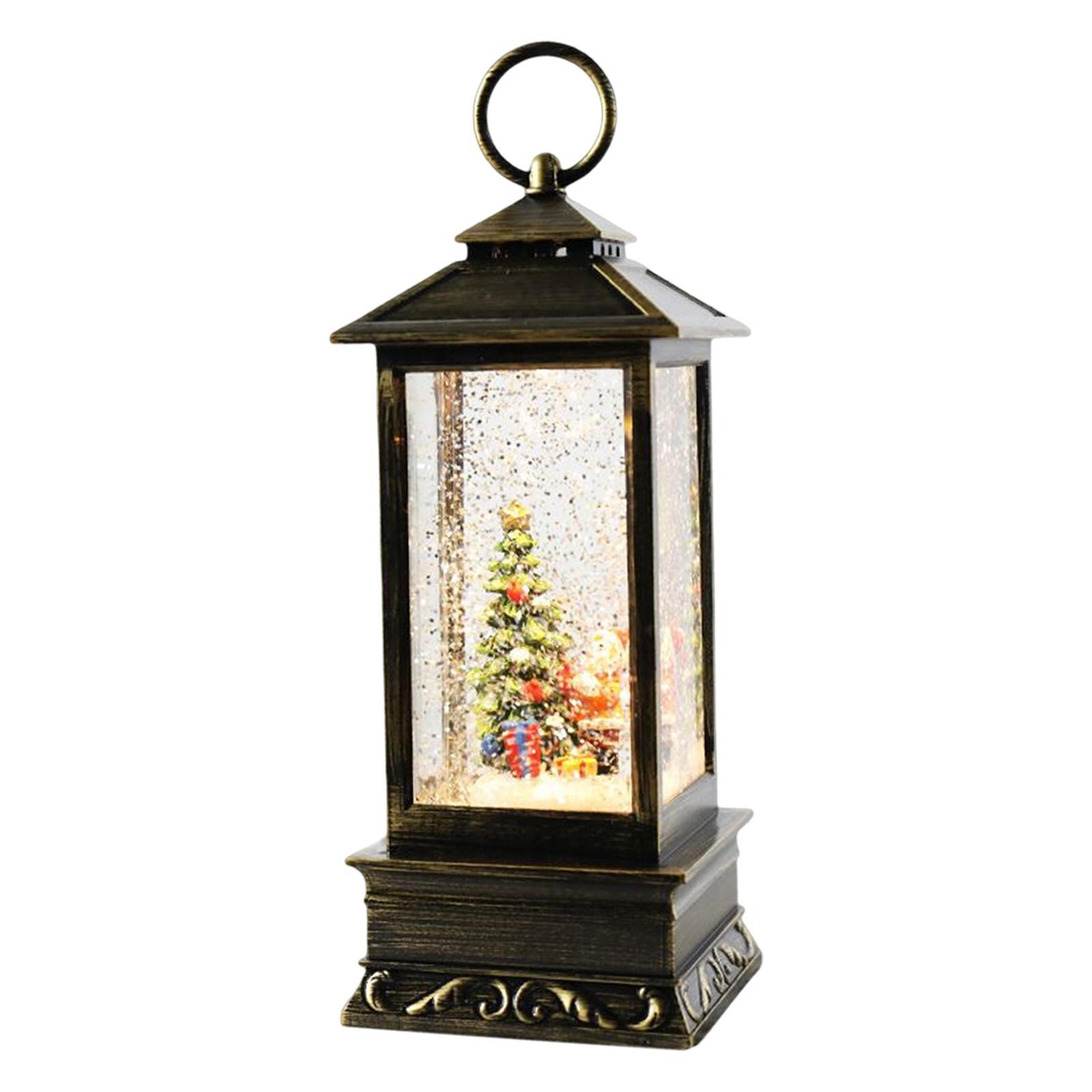 Christmas Lantern Music Box Kids Gift Decoration with Light Birthday Gift