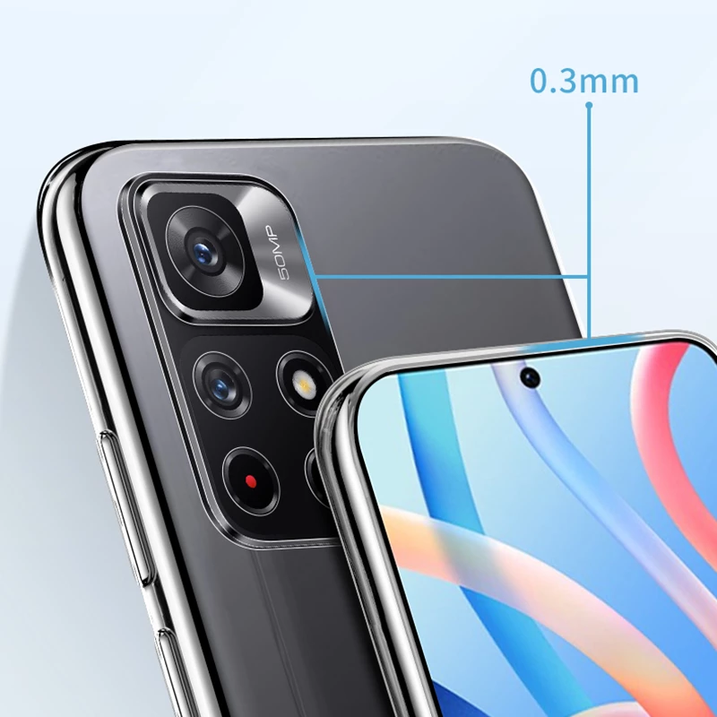 Ốp lưng silicon dẻo trong suốt mỏng 0.6mm cho Xiaomi Redmi Note 11 Pro Plus / Redmi Note 10 Pro 5G hiệu Ultra Thin độ trong tuyệt đối chống trầy xước - Hàng nhập khẩu