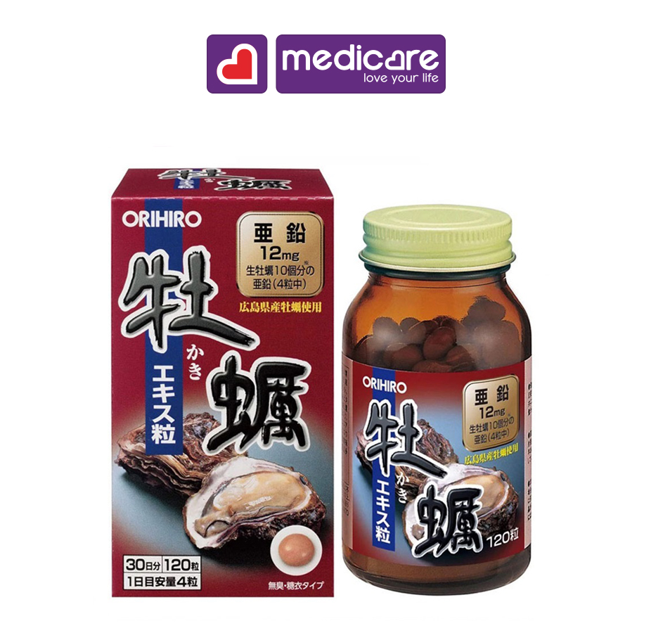 Viên uống ORIHIRO hỗ trợ sinh lý Nam hộp 120 viên
