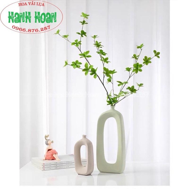 Cành lá giả-Cành lá Thạch Nam cao 110cm thân nâu decor nhà cửa, lên cây siêu xinh