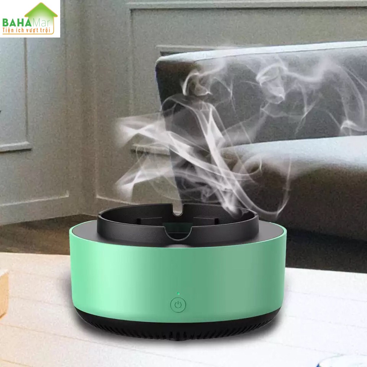 GẠT TÀN ĐIỆN TỬ LỌC KHÔNG KHÍ 360 ĐỘ ION ÂM THÔNG MINH HÚT KHÓI TRỰC TIẾP "BAHAMAR" Gạt tàn và khử mùi khói thuốc, khuếch tán không khí trong lành.