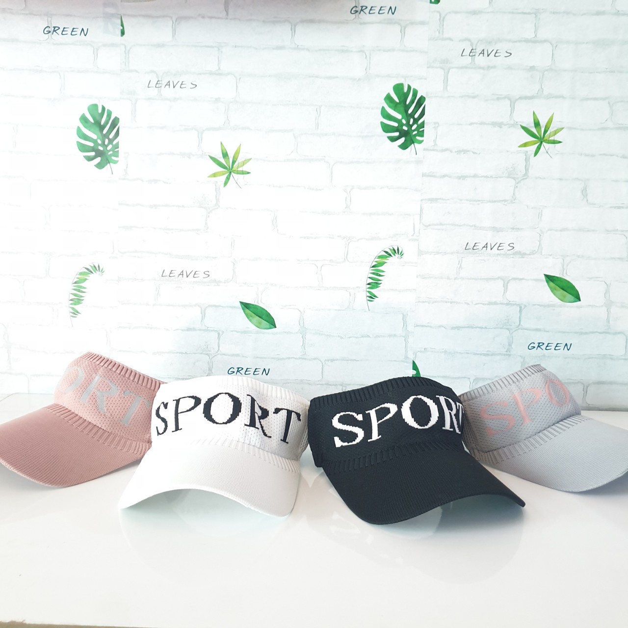 Mũ thể thao sport nửa đầu - Mũ lưỡi trai nửa đầu phong cách thời trang Aloha style-Nón Kết nửa đầu Nữ Spor - Hồng
