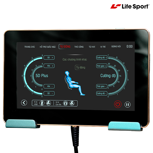 [Lắp đặt tại nhà] Ghế Massage Toàn Thân Đa Năng Lifesport LS-999 điều khiển giọng nói, Công Nghệ Nhiệt Hồng Ngoại Tiên Tiến, Hỗ Trợ giảm tình trạng đau mỏi người, ghế massage toàn thân