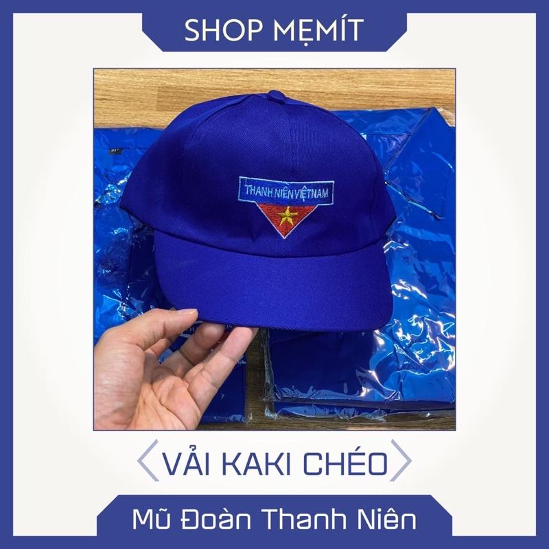 Combo Áo Phông Đoàn TN logo thêu hàng đẹp và mũ Đoàn lưỡi trai
