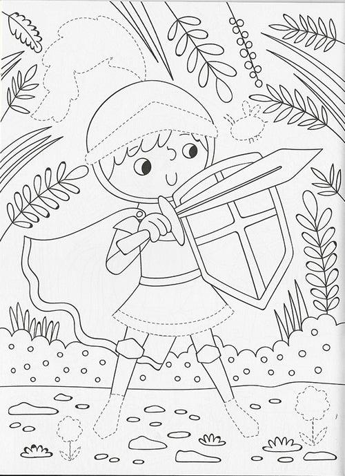 Dress Me Up Colouring &amp; Activity Book - Knights &amp; Dragons