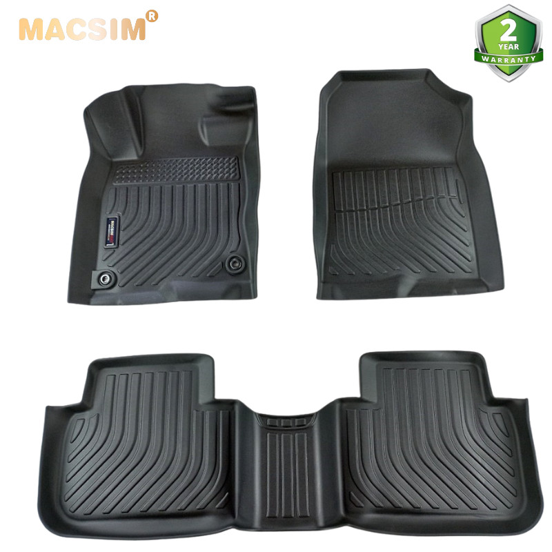 Thảm lót sàn ô tô xe Honda civic 2022 nhãn hiệu Macsim- chất liệu tpe cao cấp