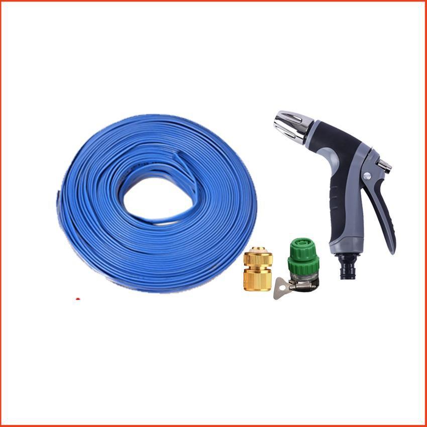 Bộ dây vòi xịt nước rửa xe,tưới cây tăng áp 3 lần 7-10m 206817