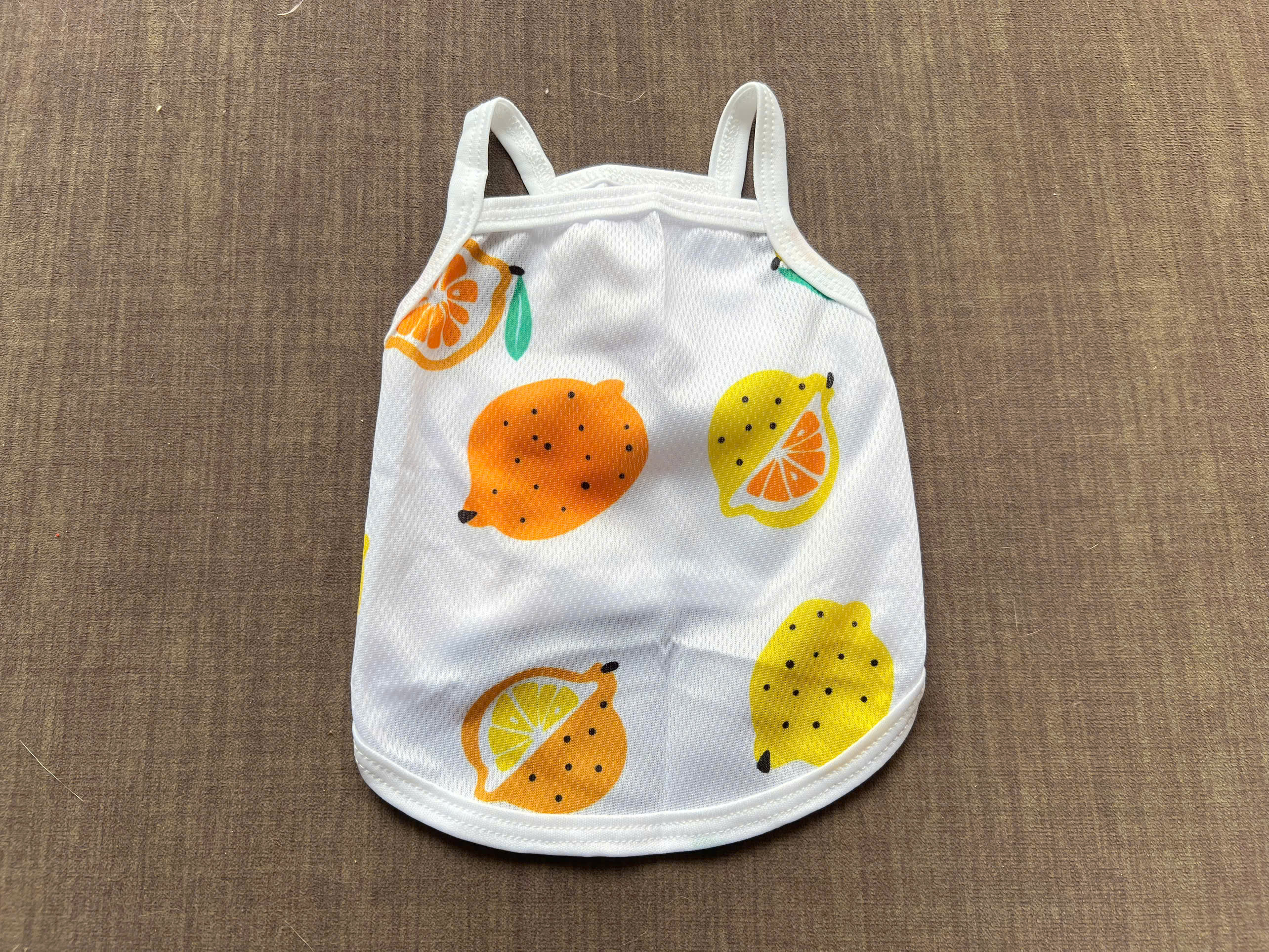 ÁO THUN HAI DÂY TRÁI CÂY THÔNG HƠI SIÊU CUTE TỪ 1-7.5KG DÀNH CHO THÚ CƯNG CHÓ MÈ