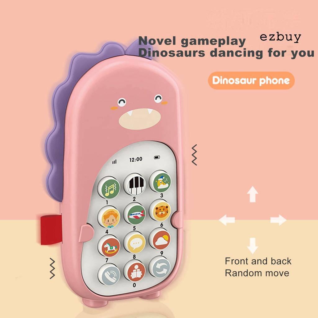 EY-Mobile Toy Dinosaur Shape Multifunctional ABS Simulation Phone Educational Toy for Gifts