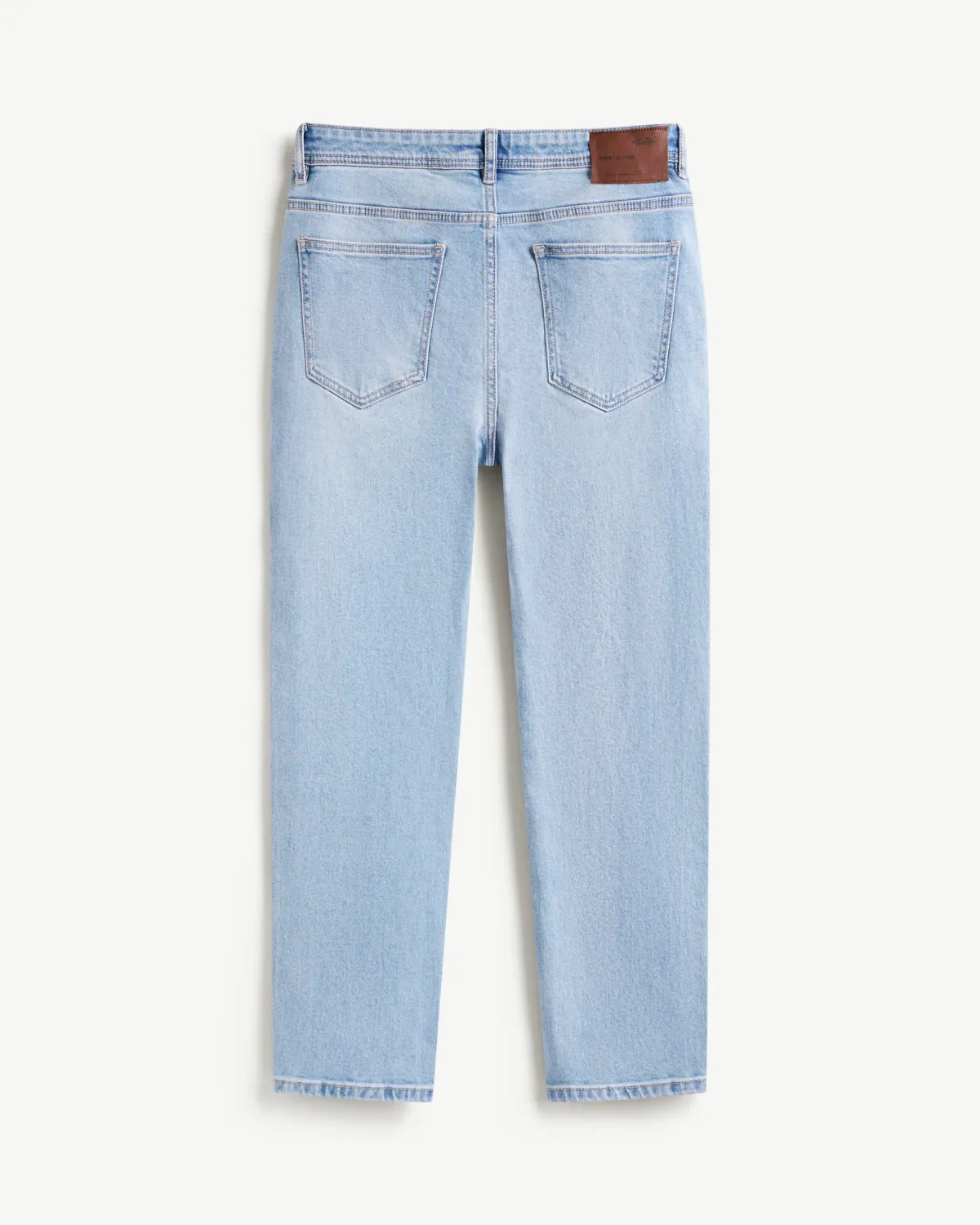 Quần denim nam dài xanh nhạt slim cropped - ROUTINE 10S25DPA005