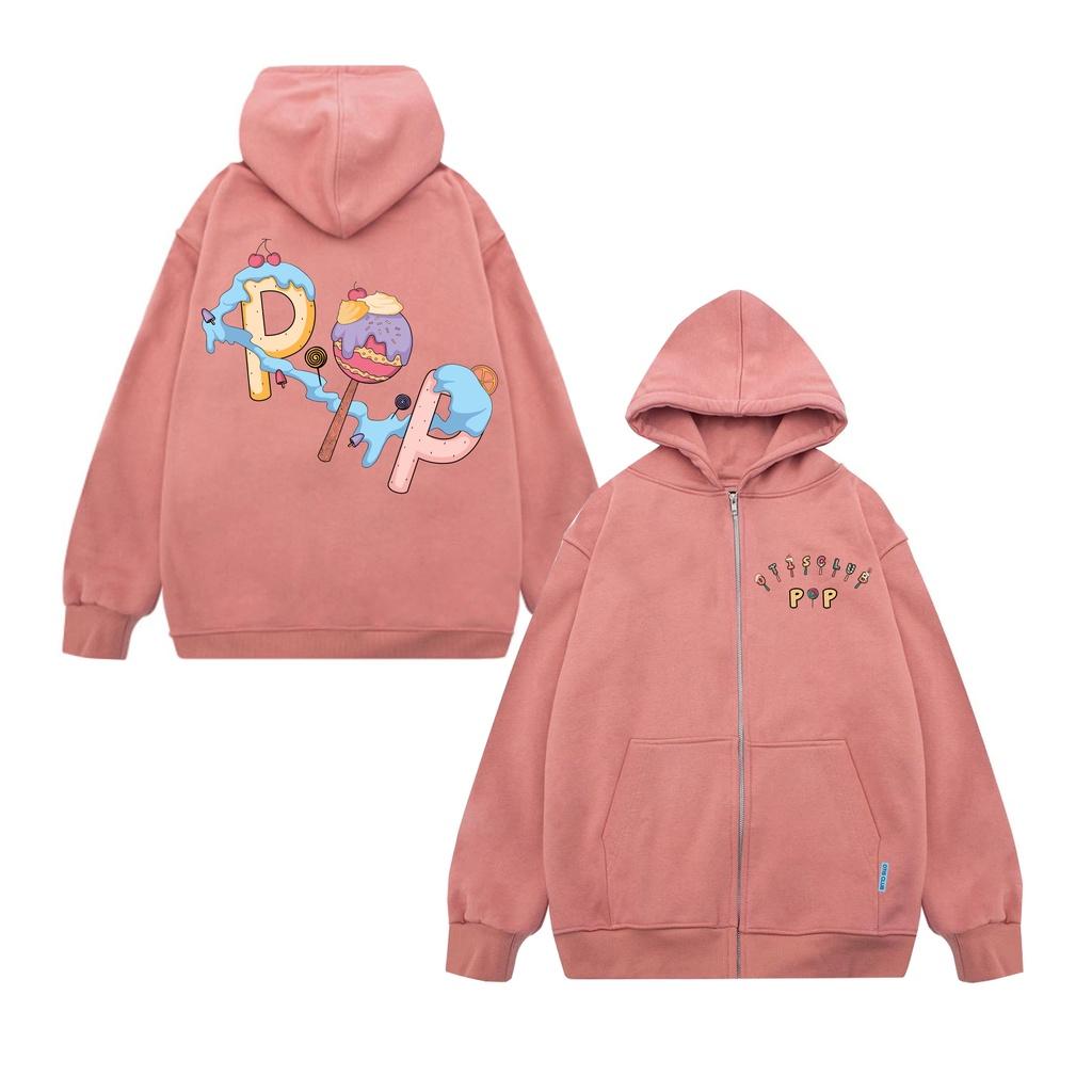 ÁO KHOÁC OTIS CLUB HOODIE ZIP CANDY POP