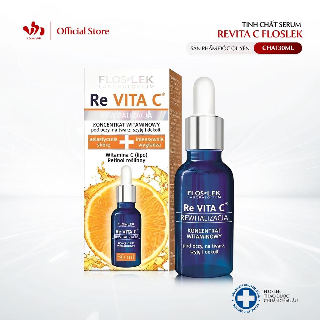 Tinh Chất Serum ReVITA C FLOSLEK Hỗ Trợ Sáng Da, Mờ Nám, Căng Bóng Làn Da Chai 30ml