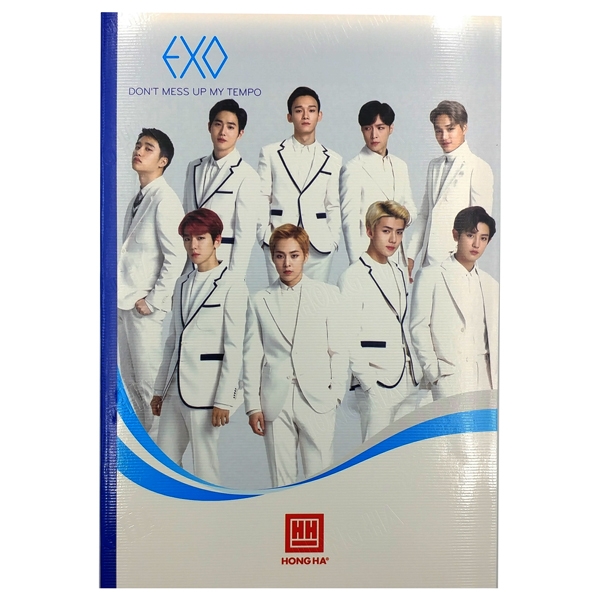 Bộ 10 Vở South Star Kpop 4 Ôly Vuông (96 Trang) - 0752 - Mẫu 2 - EXO