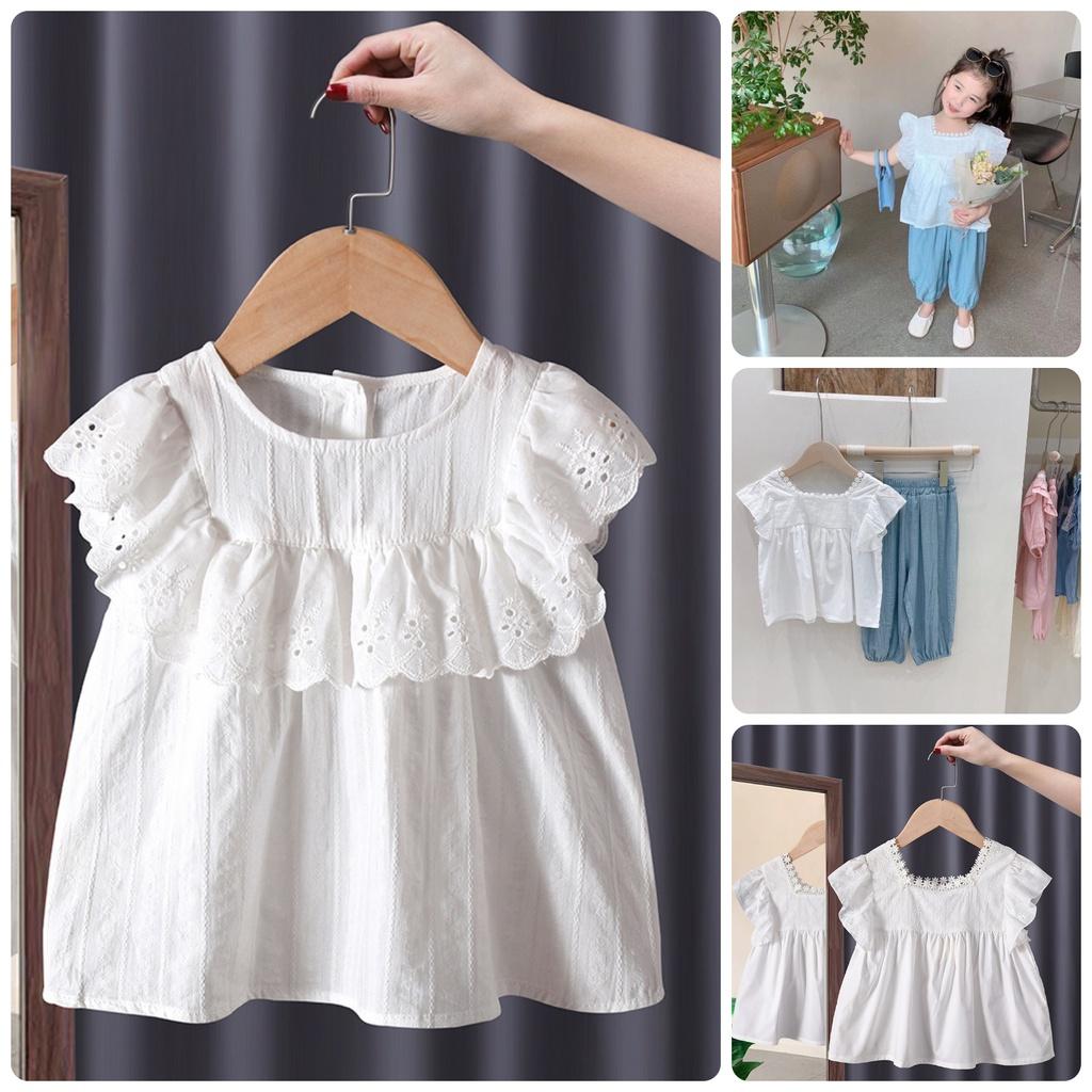 AV11 Size90-130 (9-25kg) Áo sơ mi bé gái Thời trang trẻ Em hàng quảng châu