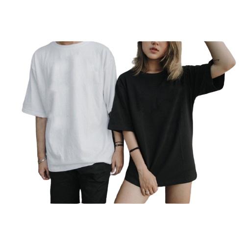 Áo Thun Trơn Tay Lỡ DEVIL STORE Chất Cotton Co Giãn Cổ Tròn Áo Thun Basic Form Rộng Nam Nữ Phông Trơn Oversize