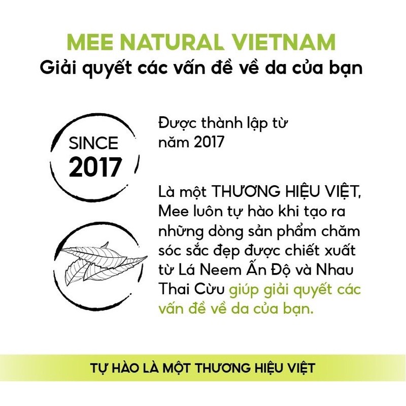 Sữa tắm giảm mụn, ngừa viêm nang lông Mee Natural 500ml