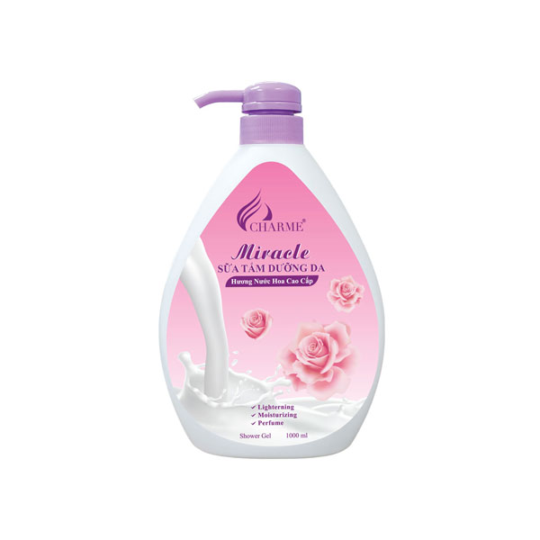 Sữa Tắm Nước Hoa Charme Miracle 1000ml Cho Nữ Chính Hãng