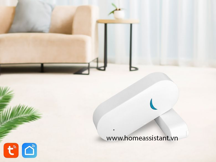 Cảm Biến Báo Động Mở Cửa Má Từ Wifi Tuya WD05