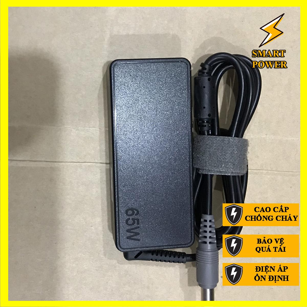 Sạc dành cho laptop lenovo 20v - 3.25a - 65w chân kim to - Hàng Nhập Khẩu - Sản phẩm mới 100%