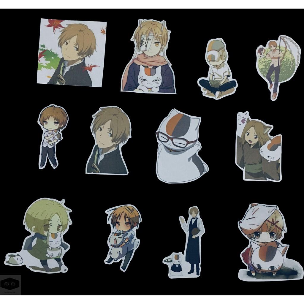 Bộ hình dán - sticker anime Natsume's Book of Friends - Natsume Yuujinchou - Hữu nhân sổ