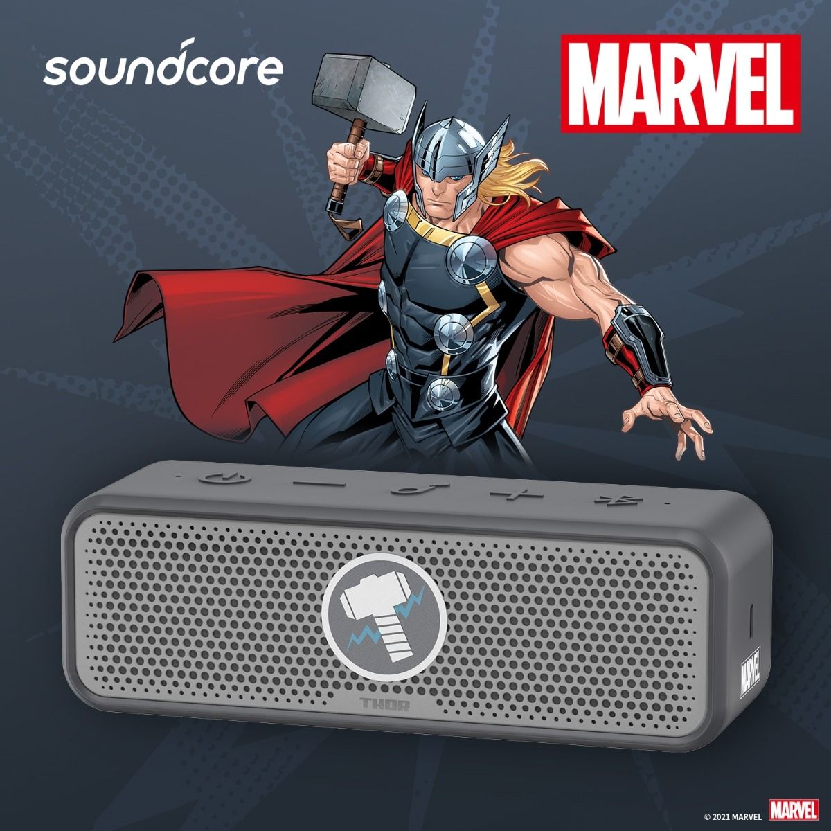 Loa bluetooth SOUNDCORE (by Anker) Select 2 16W- Phiên bản Marvel - A3125