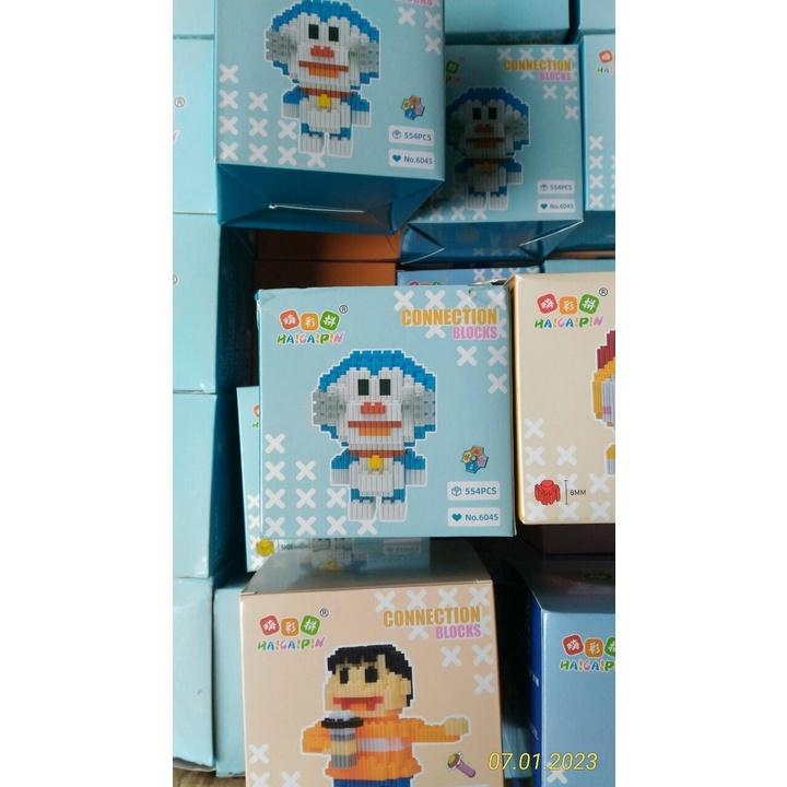 Lego Doremom Và Những Người Bạn Nobita,Doremi,ChaiEn,XêKô,SiZuKa -bộ xếp hình mini quà tặng giá rẻ cho bé