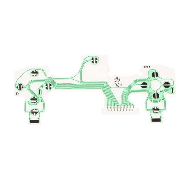 2X Conductive Film Keypad Flat Flex Ribbon Cable For Sony PS4 Controller Green