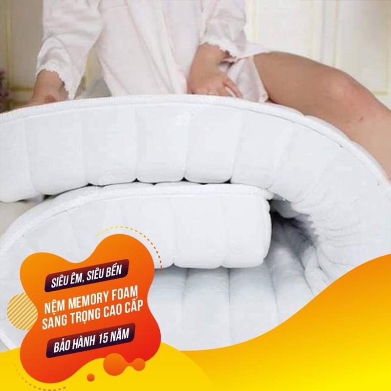 Nệm MEMORYFOAM cao cấp thắng lợi đủ kích thước 1m-2.2m (tặng quà 7món miễn phí giao hàng sg)