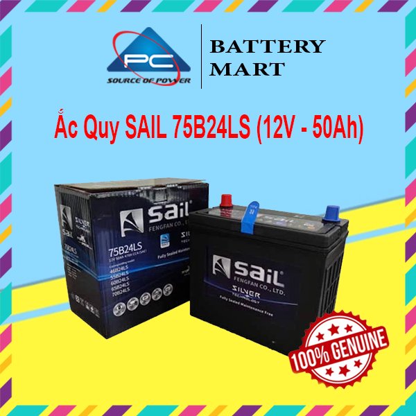 Ắc Quy SAiL MF 75B24L/LS (12V - 50Ah)