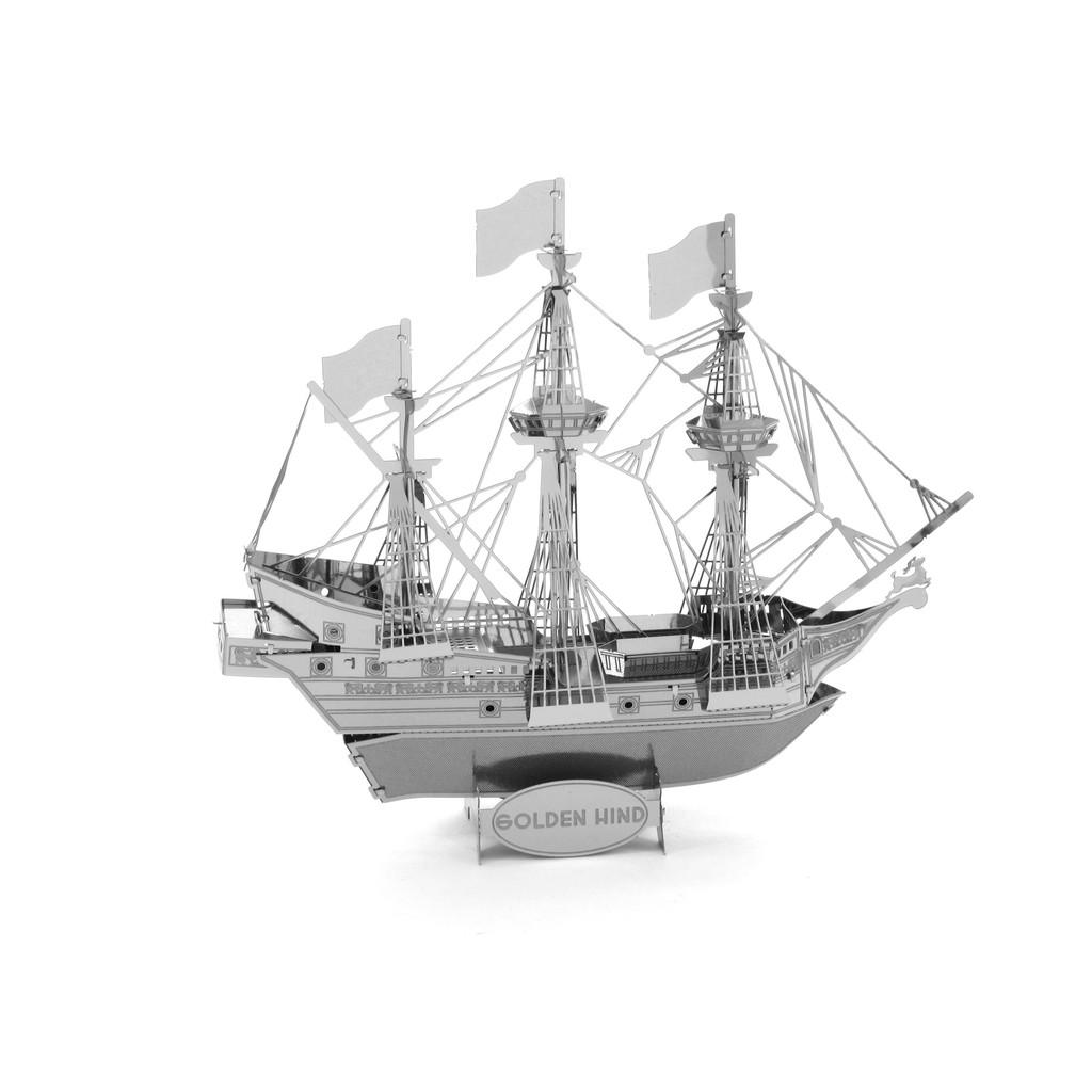 Mô Hình Lắp Ráp 3d Thuyền Buồm Golden Hind