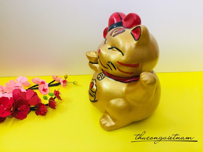 Heo đất Mèo Thần Tài