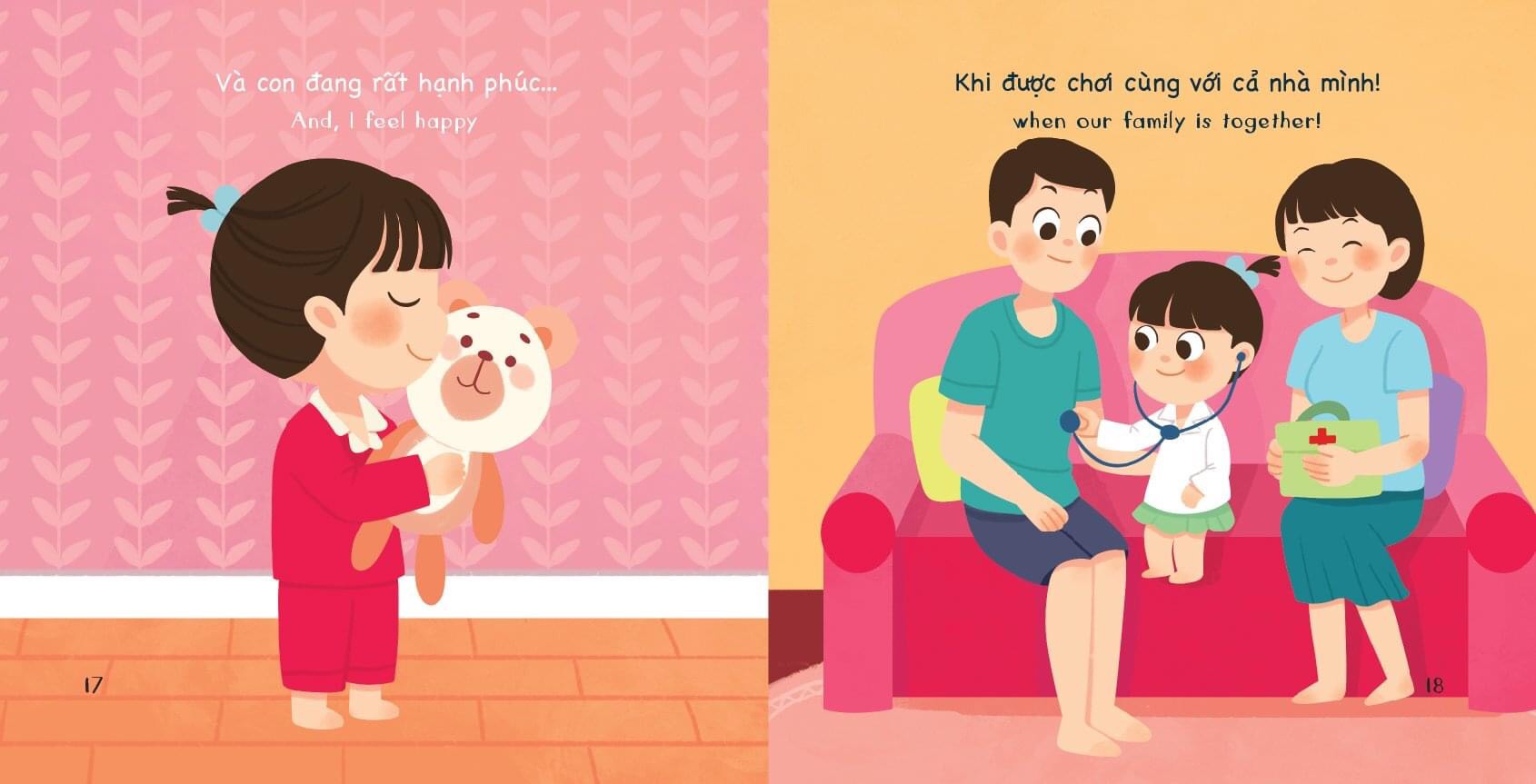 Sách bồi cứng Bé Học Giao Tiếp - Dành cho cả nhà để Giao tiếp hiệu quả cùng con, Casa Sunshine